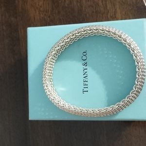 Tiffany somerset mesh silver bracelet